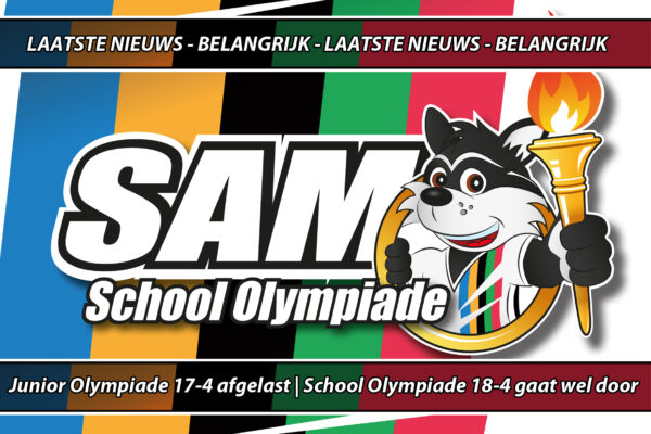SAM Junior Olympiade afgelast