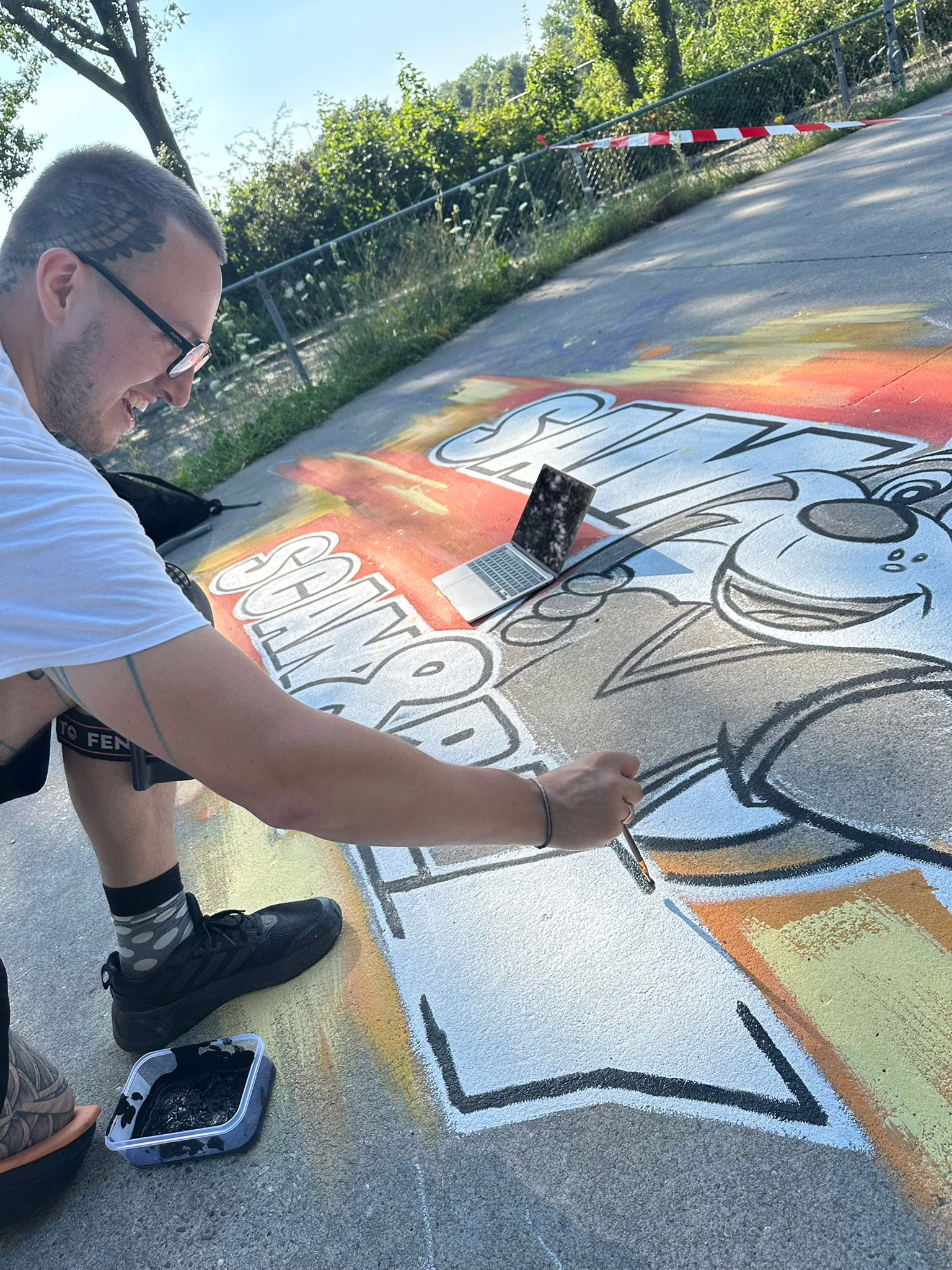 SAM Scan & Play, Graffiti art