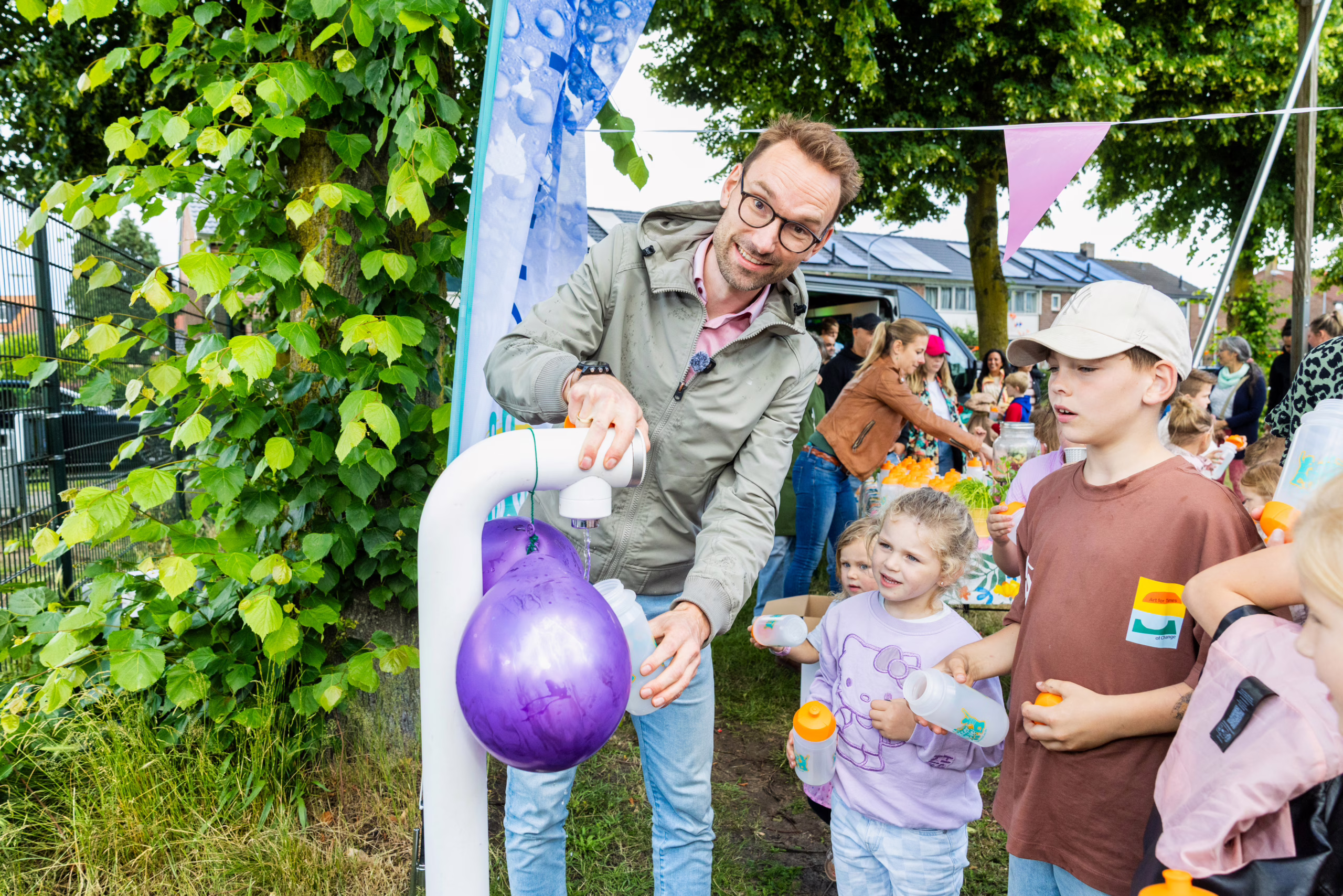 Opening waterttappunt speeltuin het Heidebloempje 10-6-2026