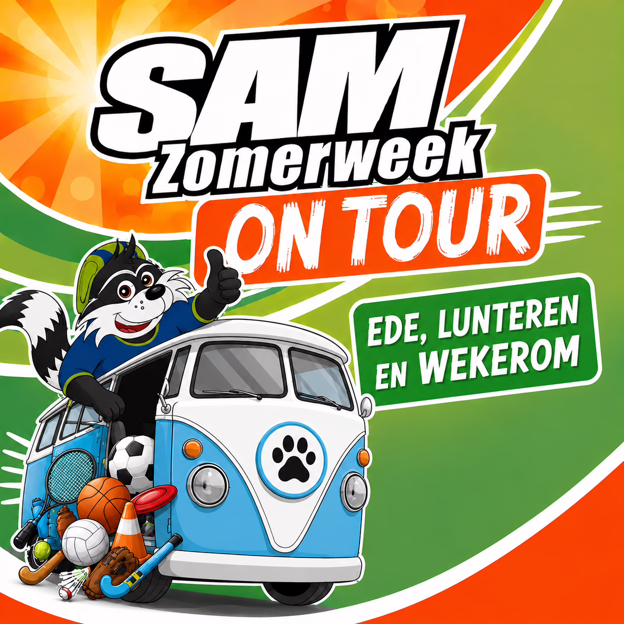 SAM Zomerweek on tour gemeente Ede 2026