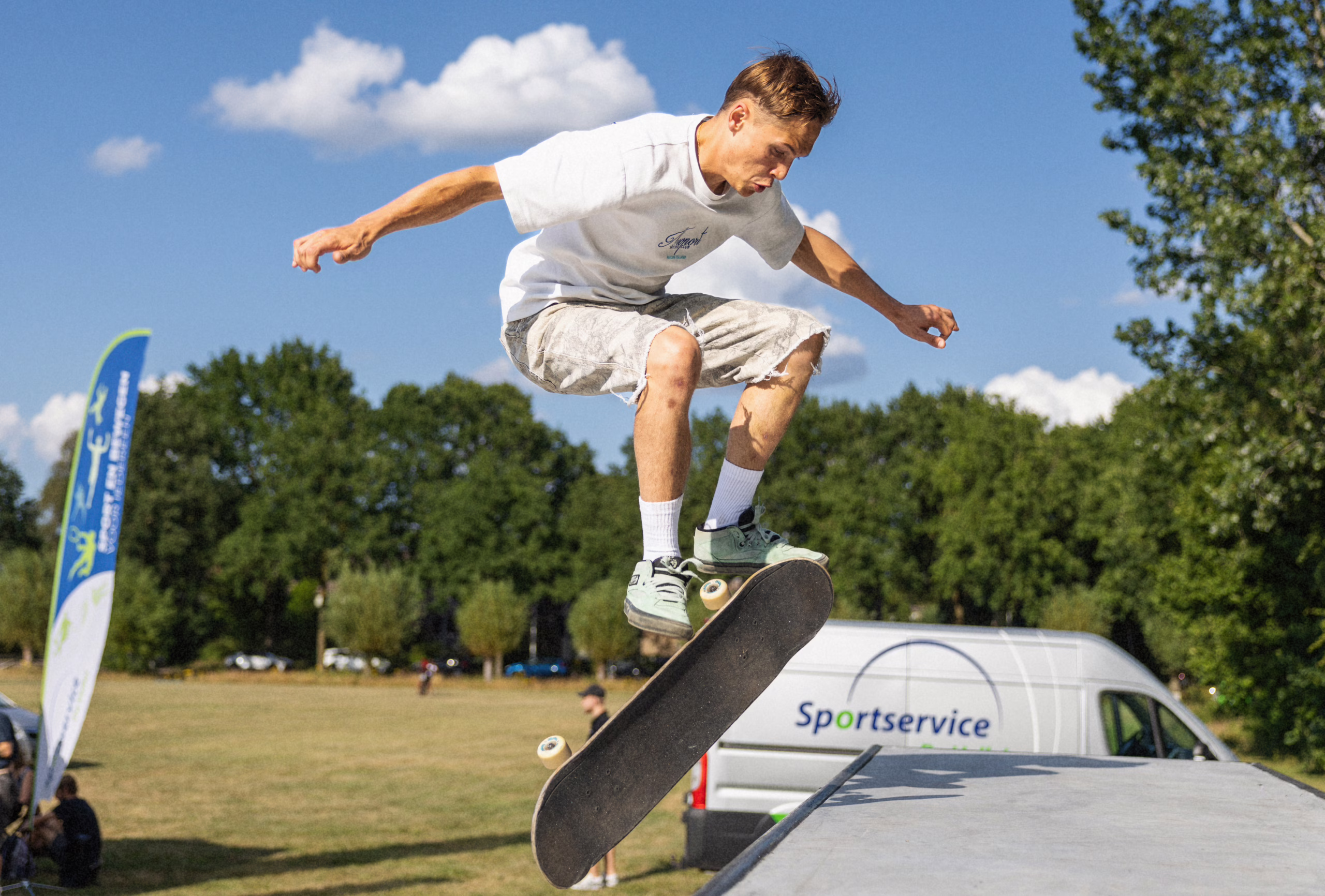 Skateboarden trick